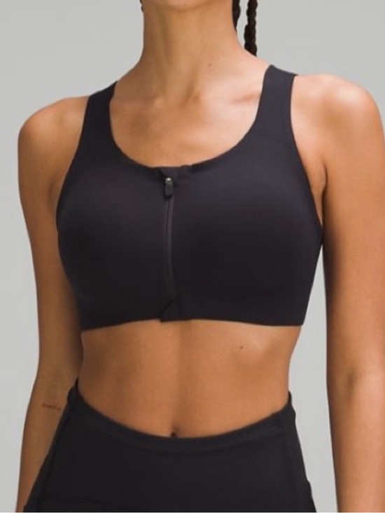 lululemon athletica Other - Lululemon Enlite Full Zip Black Bra Size 38DD